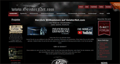 Desktop Screenshot of geisternet.com